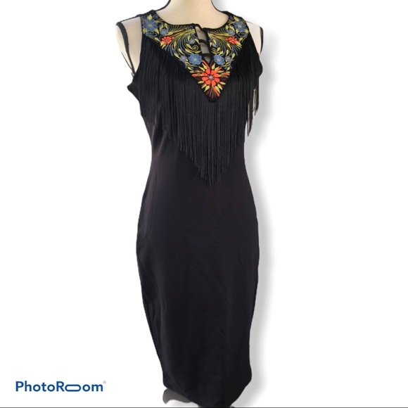 Gianni Bini Dresses & Skirts - Gianni Bini | Embrodered Tassel Dress
